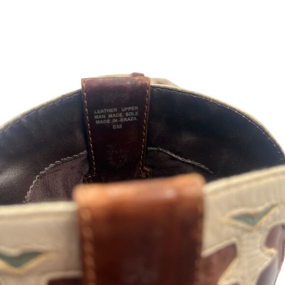 Matisse Leather Pointed Toe Cowgirl Western Boots Brown Size 6M - Picture 7 of 8